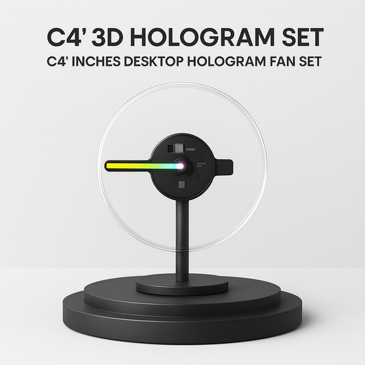 C4 Mini Hologram Fan (4 Inches) – Cavinic™