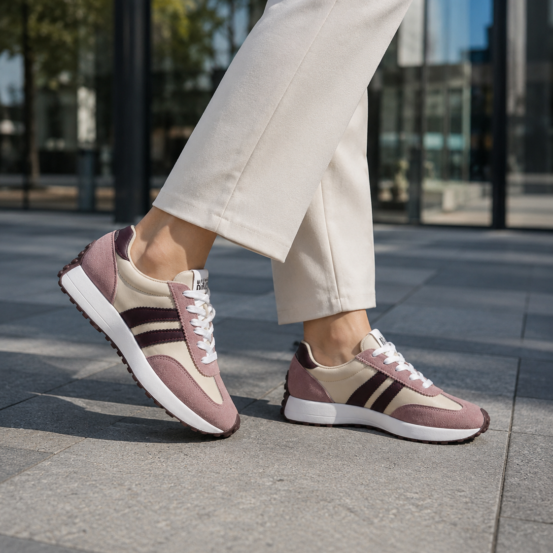 Stay Real Retro Platform Sneakers – Comfy Suede Chunky Sole Casual Shoes (Multiple Colors)