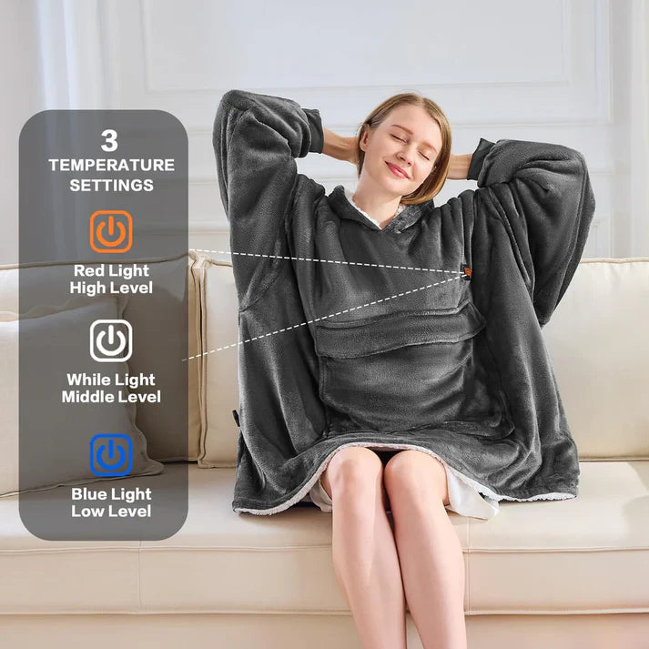 Cavinic™ Heated Hoodie Blanket