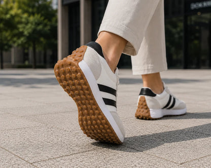 Stay Real Retro Platform Sneakers – Comfy Suede Chunky Sole Casual Shoes (Multiple Colors)