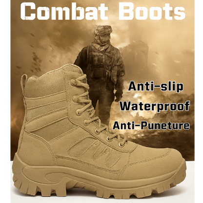 Men Outdoor Waterproof Non-Slip Hiking Boots Combat Boots
