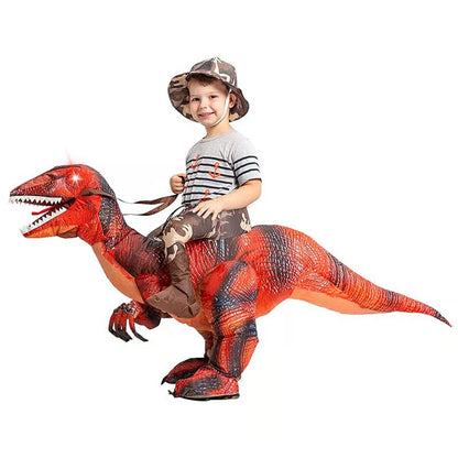 Inflatable Dinosaur Costume Halloween Costumes Funny Blow up Costume for Party Cosplay Clothing Set