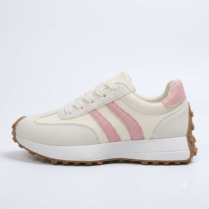 Retro Chunky Sole Sneakers – Casual Suede Platform Shoes