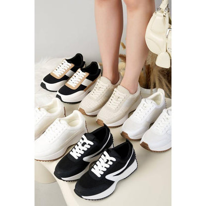 Serena Memory Foam Sneakers – Lightweight & Non-Slip