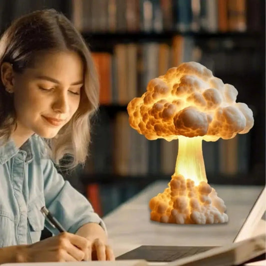 3D Mushroom Cloud Table Lamp