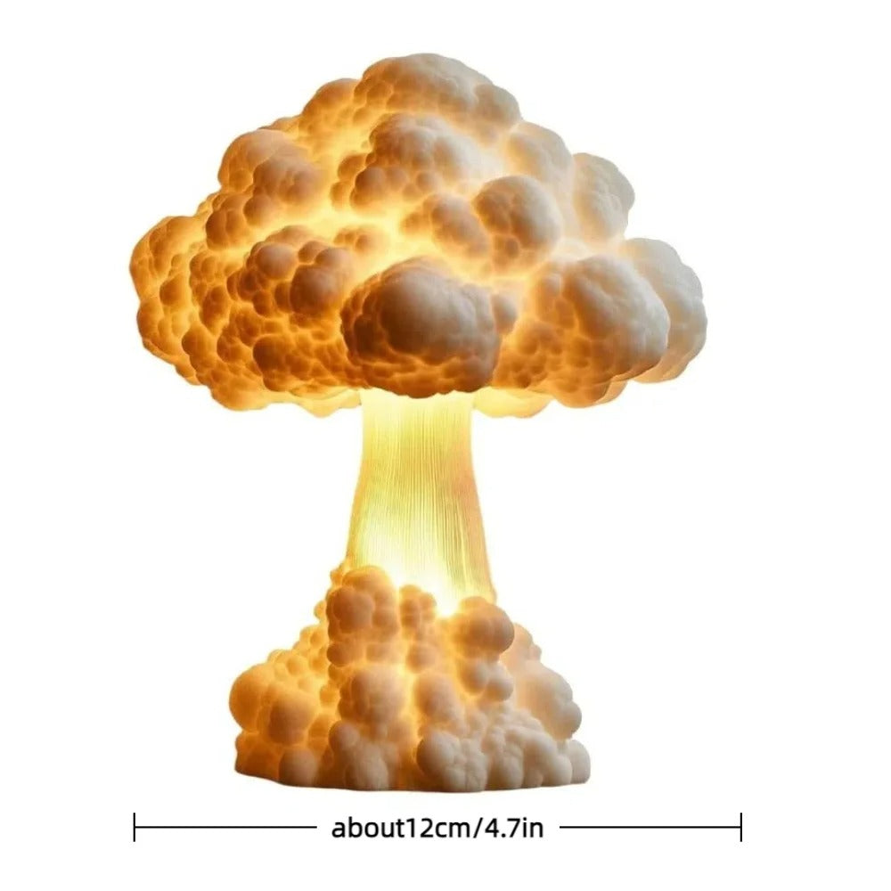 3D Mushroom Cloud Table Lamp