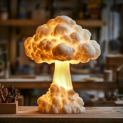 3D Mushroom Cloud Table Lamp