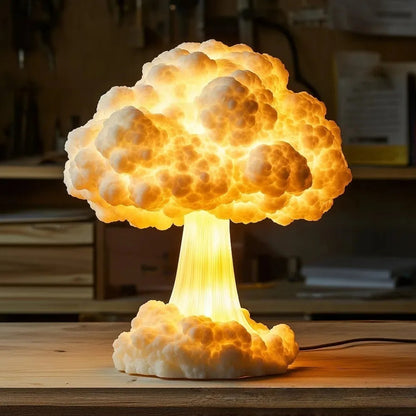3D Mushroom Cloud Table Lamp