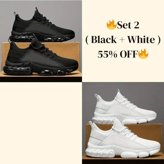 Cavinic™  Men's Lightweight Breathable Low-Top Running Shoes