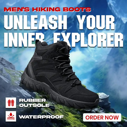 Men's Tactical Mid Top Hiking Boots