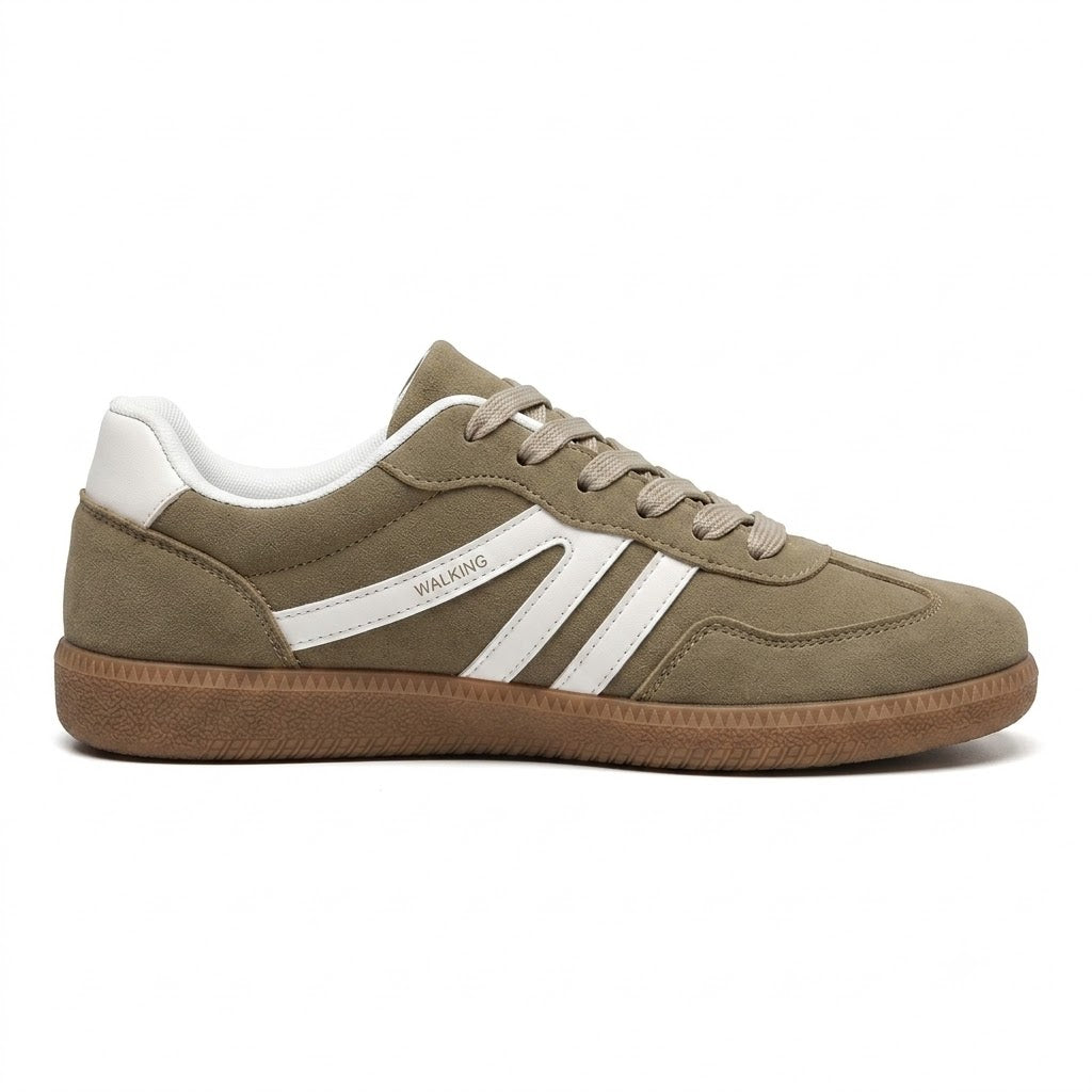 Women's Retro Lace-Up Sneakers – Comfortable Casual Shoes