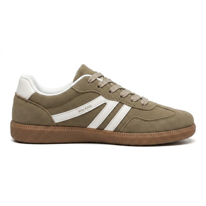 Women's Retro Lace-Up Sneakers – Comfortable Casual Shoes